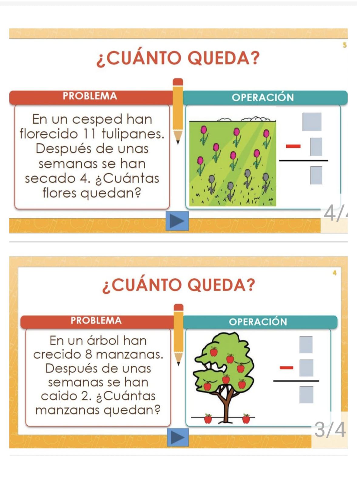 RESUELVE PROBLEMAS UTILIZANDO LA RESTA