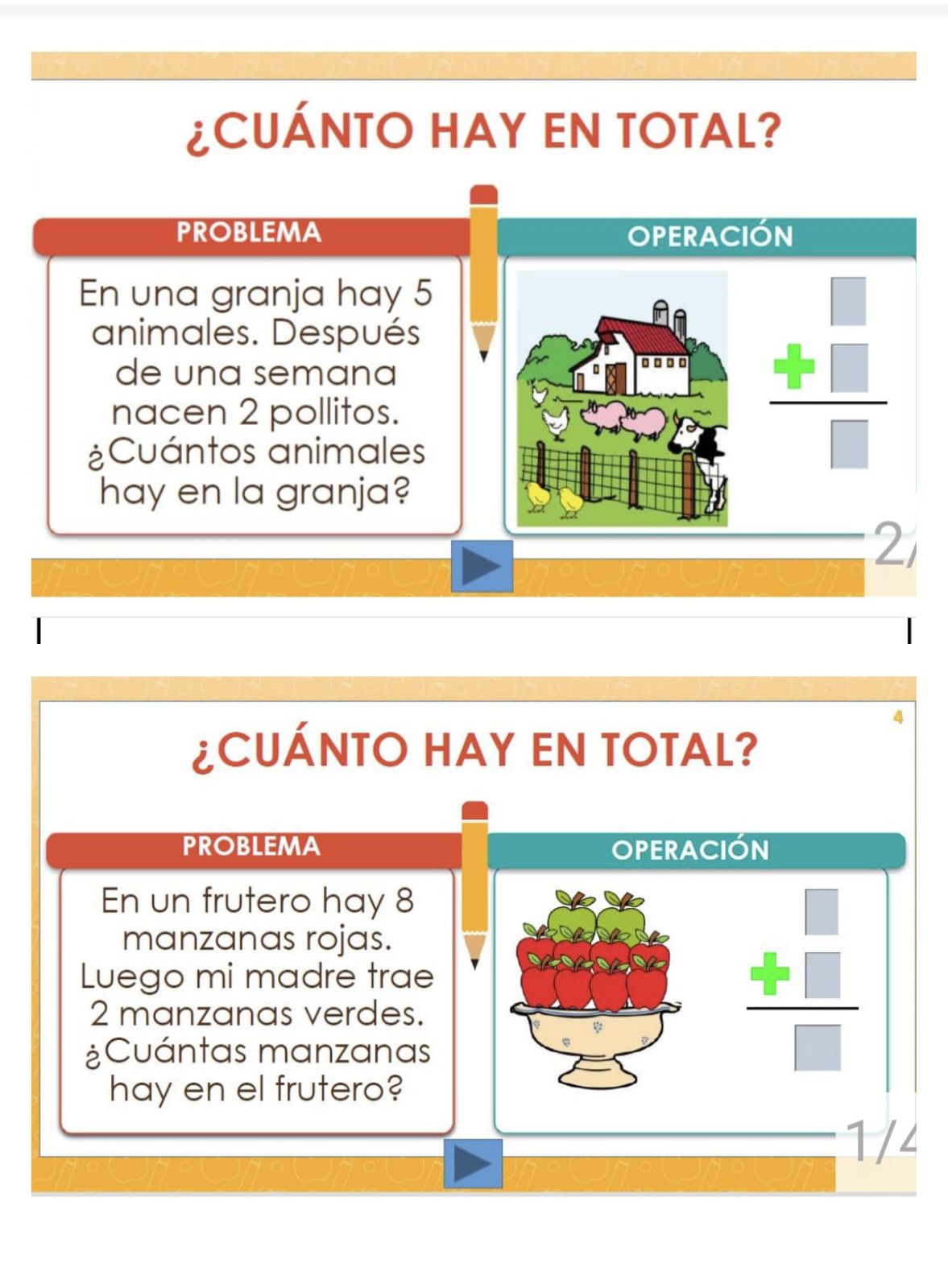 RESUELVE PROBLEMAS UTILZANDO LA SUMA
