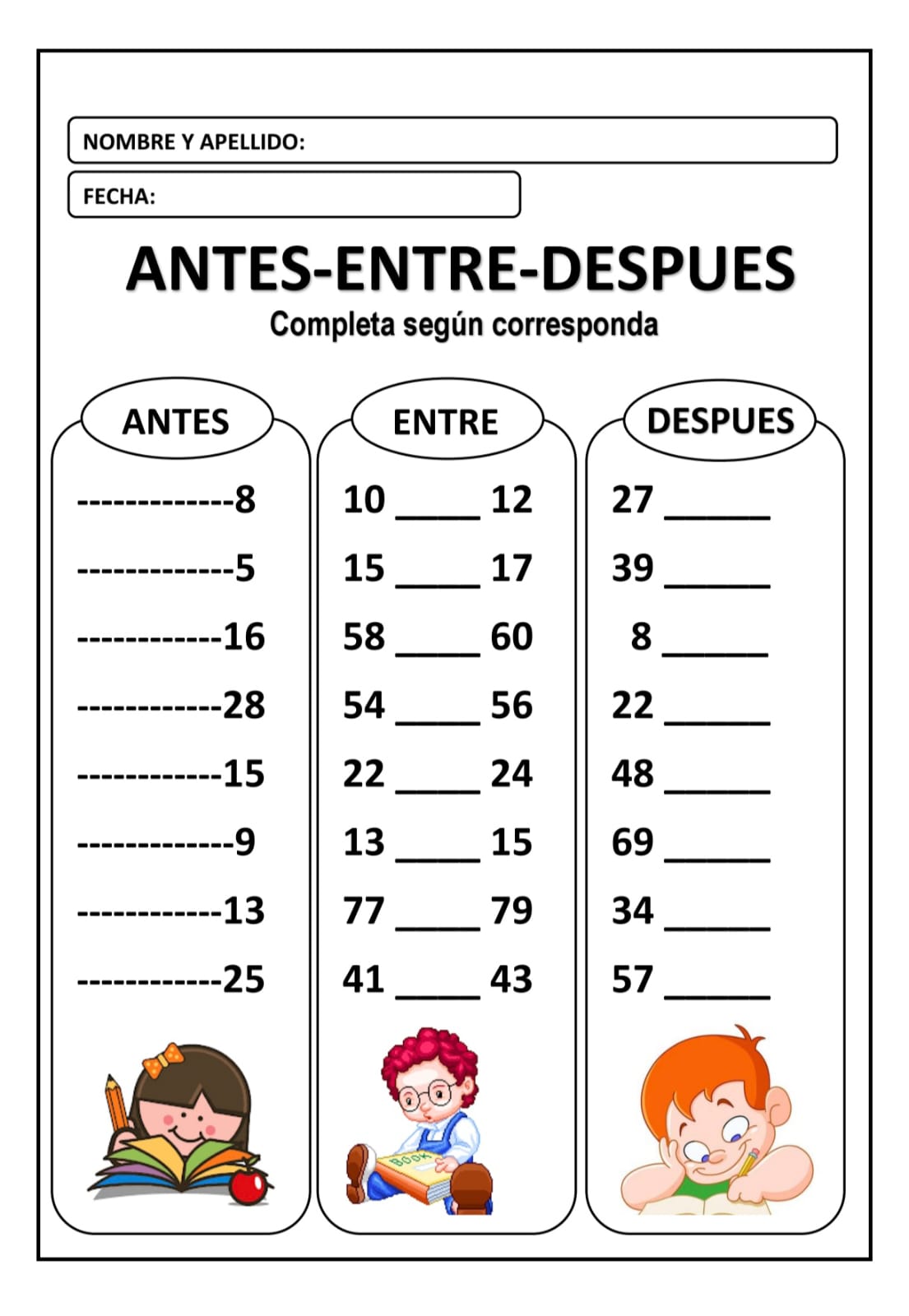 ANTES-ENTRE-DESPUES