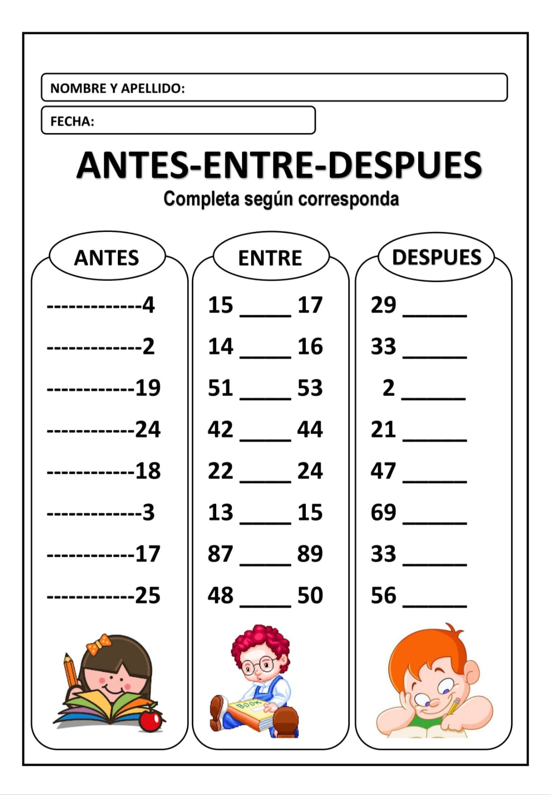 ANTES-ENTRE-DESPUES