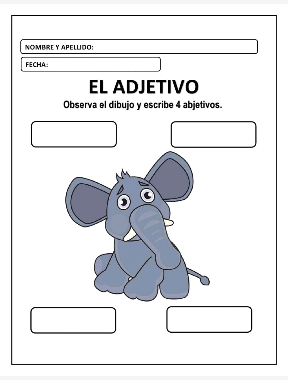 EL ADJETIVO