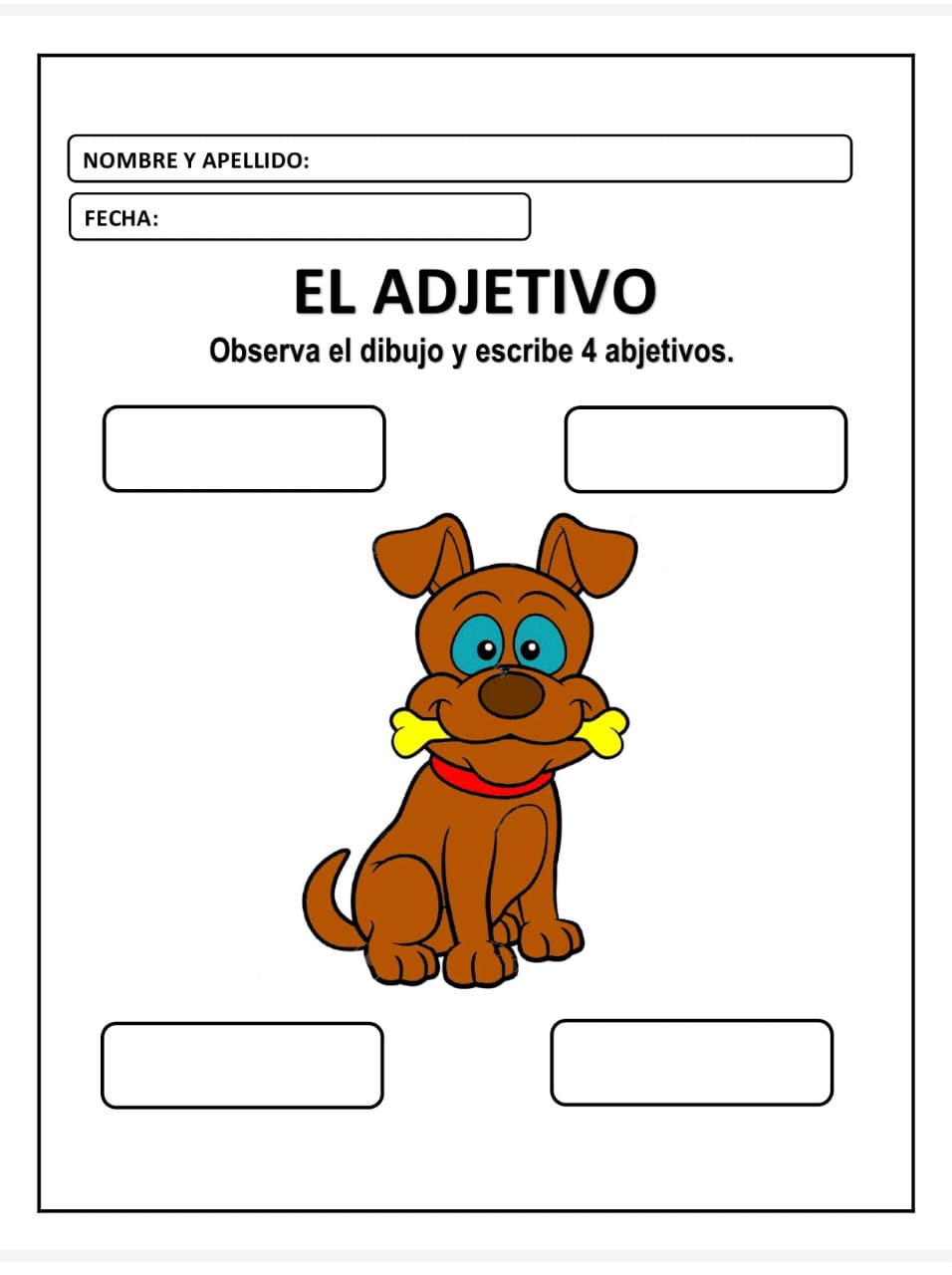 EL ADJETIVO