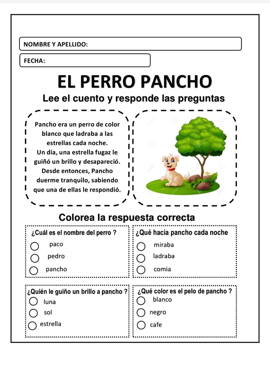 CUENTOS PARA LEER Y COMPRENDER