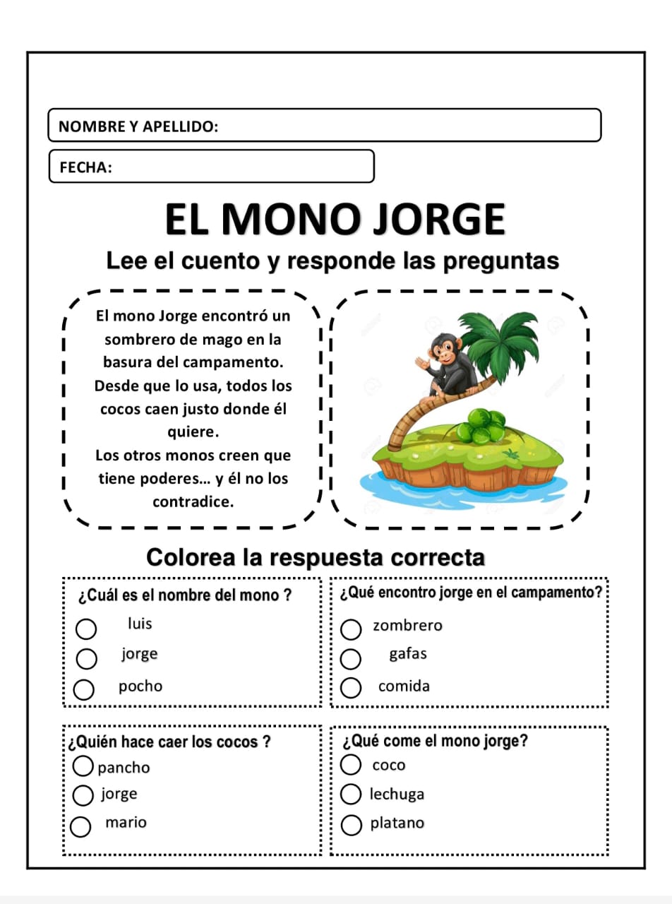 CUENTOS PARA LEER Y COMPRENDER
