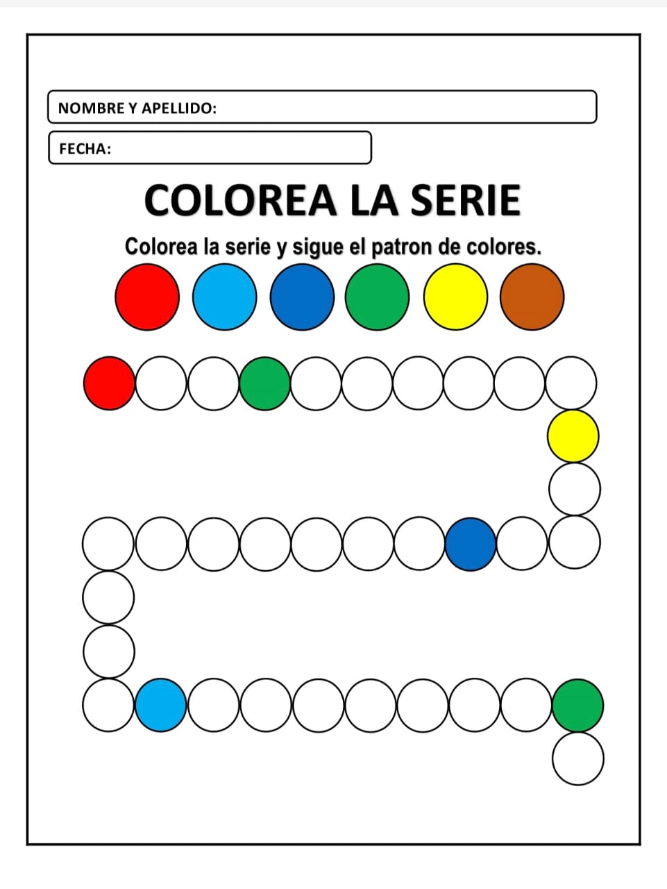 COLOREA LA SERIE