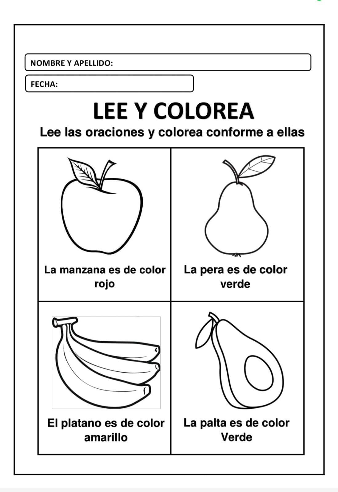 LEE Y COLOREA