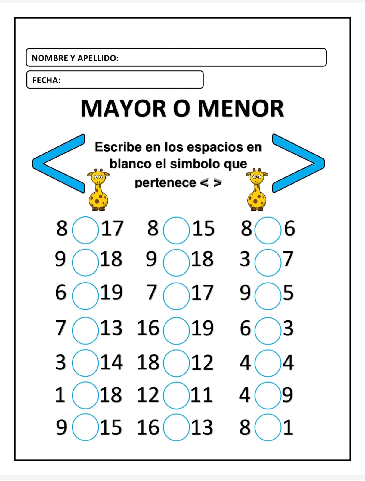 MAYOR O MENOR