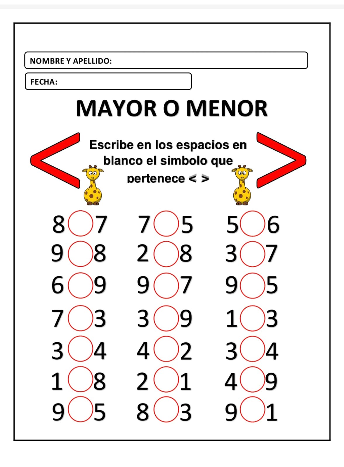 MAYOR O MENOR