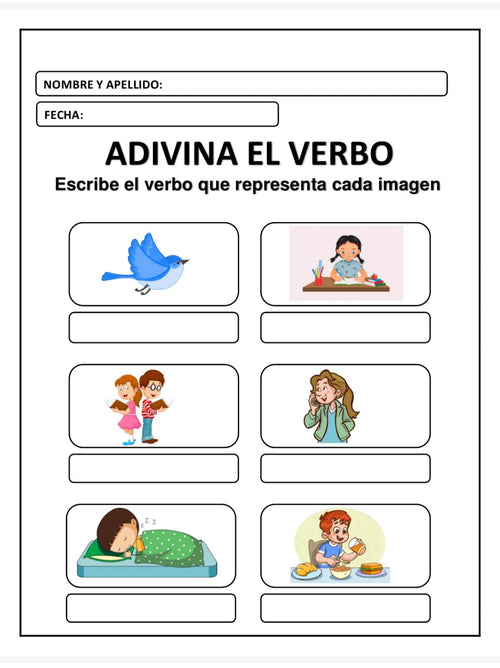 ADIVINA EL VERBO