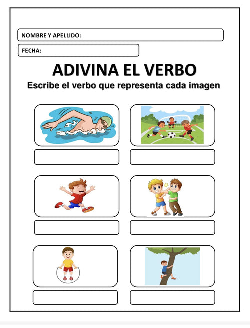 ADIVINA EL VERBO