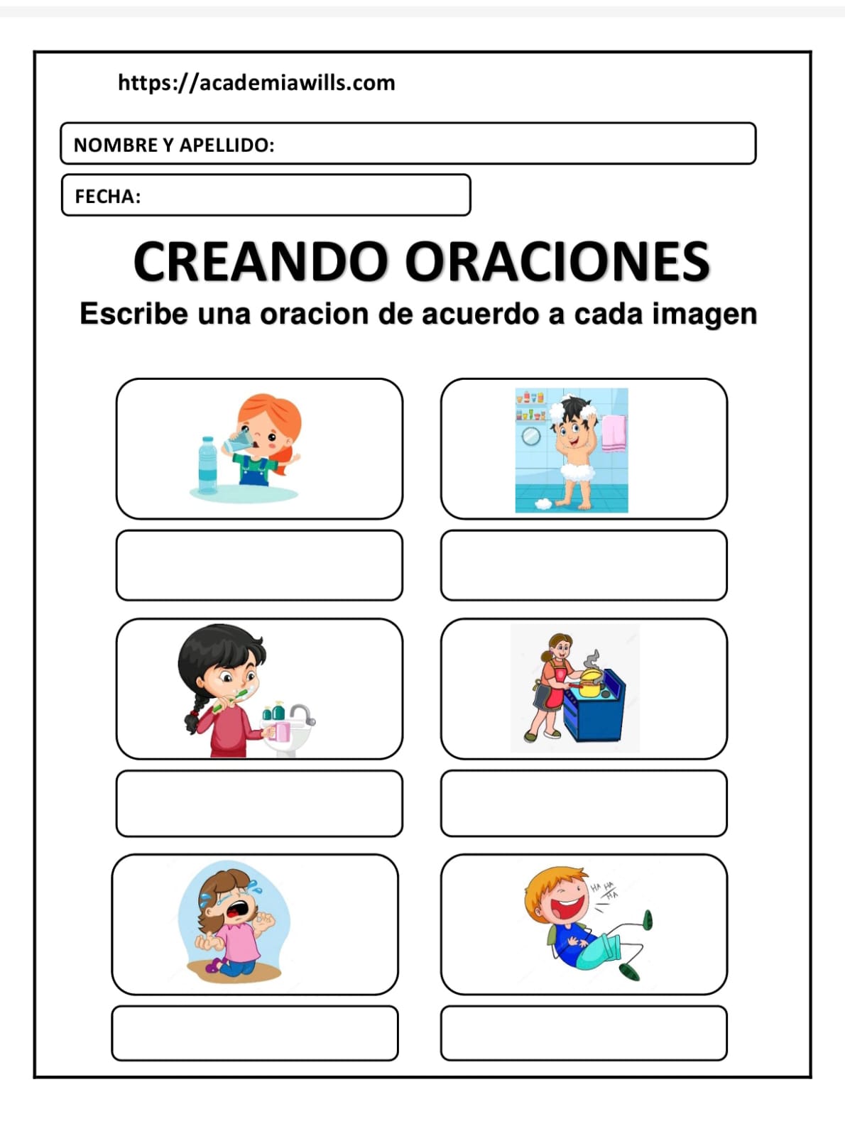 CREANDO ORACIONES