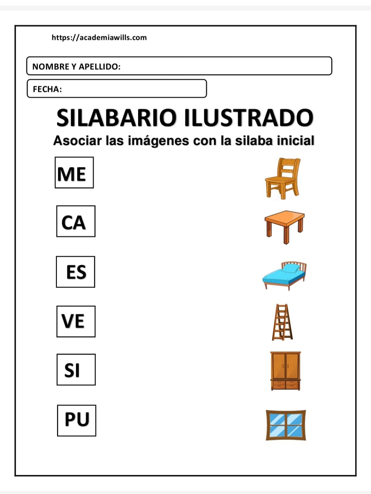 SILABARIO ILUSTRADO