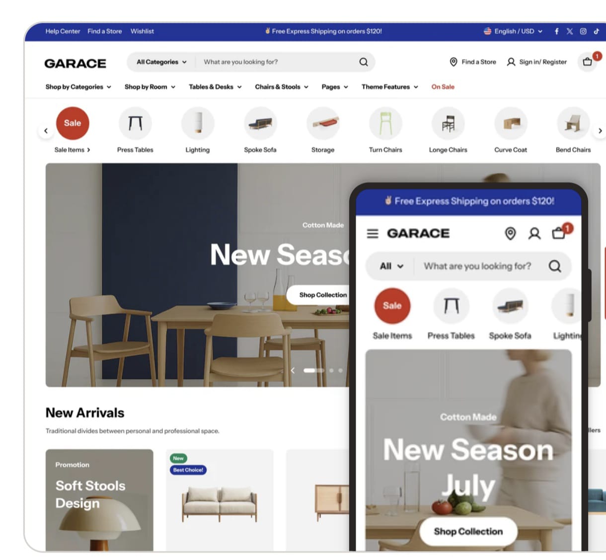 PLANTILLA PARA VENTA DE SOFAS Y ACCESORIO PARA CASA🏡🪑🛏🚿🚽